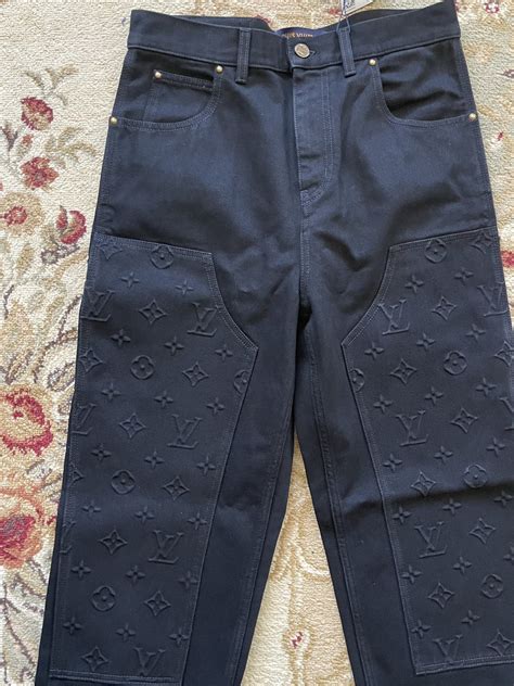 louis vuitton double knee pants|Louis Vuitton pants.